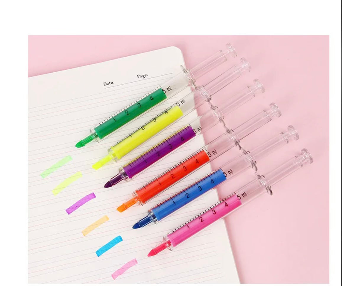 NWS Syringe Highlighter 6pc Set